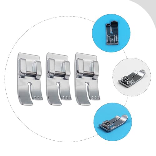 Pie prensatelas para máquina de coser OSALADI metálico multifunción miniatura 6