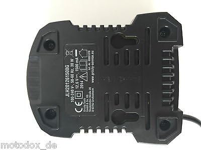 Bottom view of PARKSIDE 12V Battery Charger showing technical label