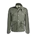 Zicac Men's Fashion New Military Casual Jacket Zip Button Coat Army Green L