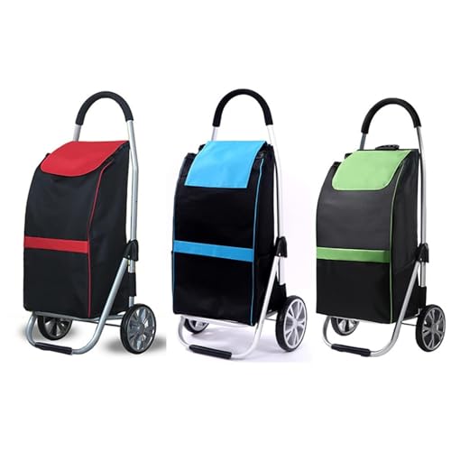 Borsa portaoggetti impermeabile in tessuto Oxford, carrello portatile per viaggi, campeggio, generi alimentari e picnic, borsa per la spesa versatile con tasche laterali per una facile organizzazione