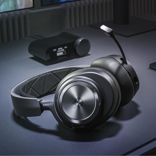 Image of NEW SteelSeries Arctis Nova Pro Wireless PlayStation Multi-System Gaming Headset - Premium Hi-Fi Drivers - Active Noise Cancellation - Infinity Power System - ClearCast Mic - PC, PS5, PS4