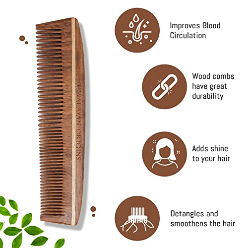 Image of Natural Hibiscus Hair Oil (Gudhal oil) 100 ml & Rosewood Dual Tooth Comb For All Types Of Hair, Naturally Nourishes Hair, Reduces Hair fall & Dandruff Control (Combo Pack of 2)