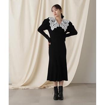 タグ付き　miss j ミスジェイ ニットドレス ワンピース バイカラー タグ付き miss j ミスジェイ ニットドレス ワンピース バイ