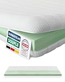 Notre promesse de satisfaction - Nous sommes convaincus de la qualité exceptionnelle de notre surmatelas. Si vous n'êtes pas entièrement satisfait pour une raison quelconque, vous pouvez le retourner gratuitement dans les 30 jours suivant. Votre achat vous sera intégralement remboursé. Sans condition! Assurez-vous des nuits reposantes avec notre surmatelas de qualité supérieure de AM Qualitätsmatratzen.