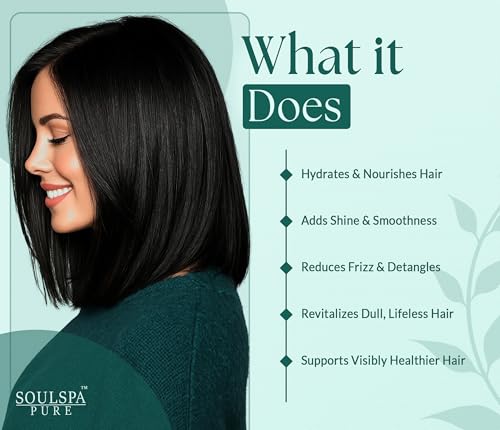 Image of SOULSPA PURE Biotin Peppermint & Tea Tree Shampoo and Conditioner Set - Sulfate Free Scalp Care for Thinning & Color-Treated Hair - Clarifying Formula for Men & Women -16 fl oz Each
