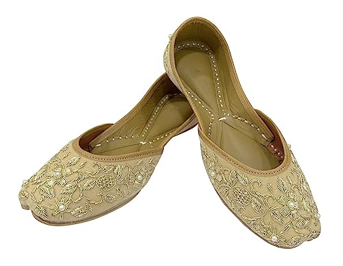 Bridal Indian Designer Shoes Flats Wedding Shoes Punjabi Jutti Mojari2