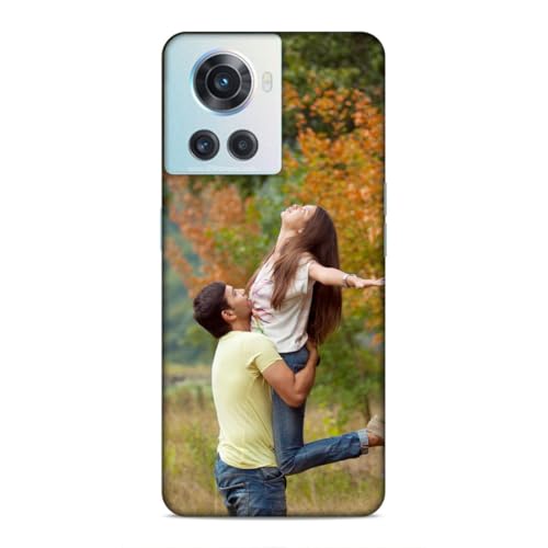 Image of Polycarbonate Customised Mobile Back Case for Oneplus 10R 5G (Own Photo with Frame, Name, Text, Font, Color), 3D Printed Hard Mobile Back Cover for Oneplus 10R 5G, Multicolor