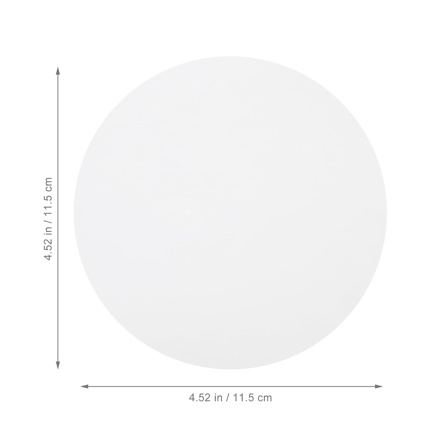Quantitative Lab Filter Paper 100 Sheets White Paper for Laboratory