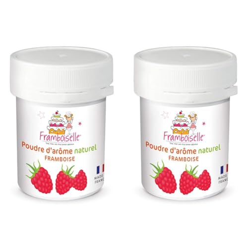 Framboiselle Pot Arôme en Poudre Framboise 30 g (Lot de 2)
