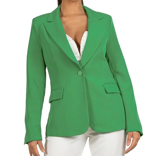 Blazer sur mesure de haute qualité veste chic de bureau manches longues à poches