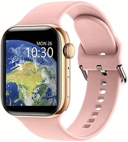 Pro Plus Smart Watch: Advanced Waterproof Fitness Tracker with Bluetooth Call, Heart Rate & Sleep Monitor, Blood Oxygen, and Multiple Sport Modes for Android & iOS (Pink & White) Pro Plus Smart Watch: Advanced Waterproof Fitness Tracker with Bluetooth Call, Heart Rate & Sleep Monitor, Blood Oxygen, and Multiple Sport Modes for Android & iOS (Pink & White)
