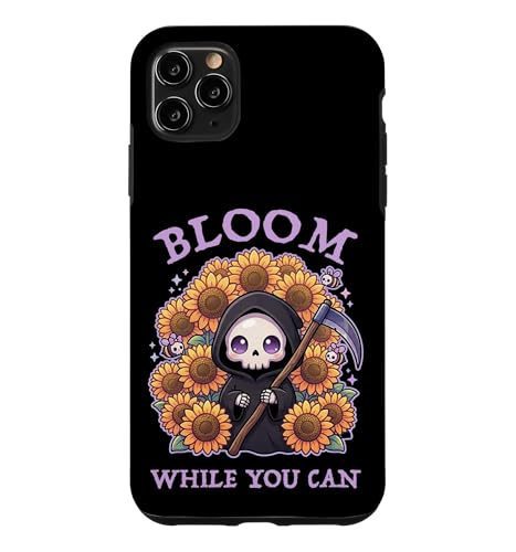Grim Reaper Bloom While You Can Sunflower �J���C�C�S�X �X�}�z�P�[�X iPhone 11 Pro Max �p