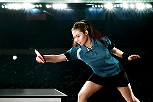 image for ShamQ 4player Ping Pong Paddle Set - For Speed Control Spin Indoor Out