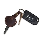 CestAntiQ, Leather Key Sleeve, Key Ring Holder, Vintage Cover, Stylish Accessories, Handmade Brown