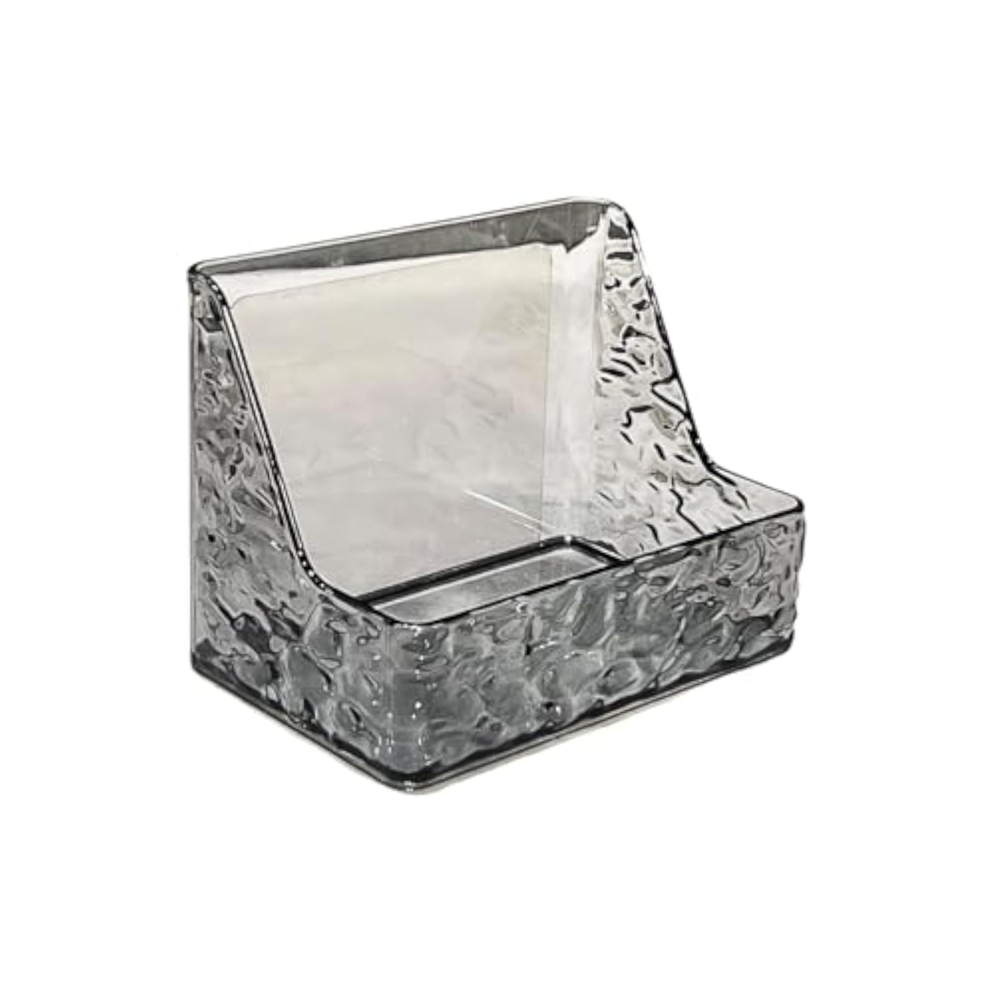 Light Luxury Bathroom Organizer, Clear Storage Box Gray