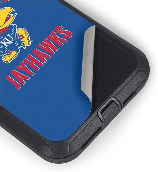 Skinit Decal Skin Compatible with OtterBox Defender iPhone 11 Pro Case - Officially Licensed College Kansas Jayhawks Mascot Design