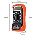 WeePro Vpro850L Digital Multimeter DC AC Voltmeter, Ohm Volt Amp Test Meter, Electric Tester Ohmmeter with Diode and Continuity Detector, Backlit Display and Insulated Rubber Case Kickstand