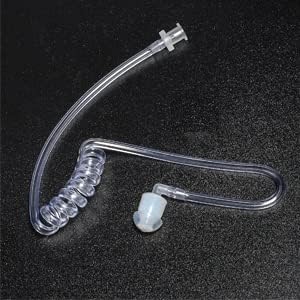 Miniatura 4 de UAYESOK Paquete de 2 tubos de bobina acústica de repuesto, universal, transparente, kit de vigilancia para Walkie Talkie, auricular de tubo