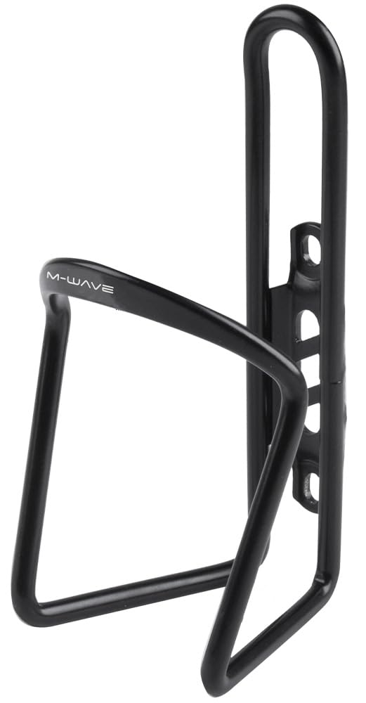 M-Wave Unisex Bc Flaschenhalter Aluminium, Schwarz, schwarz EU