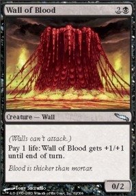 Magic The Gathering - Wall of Blood - Mirrodin