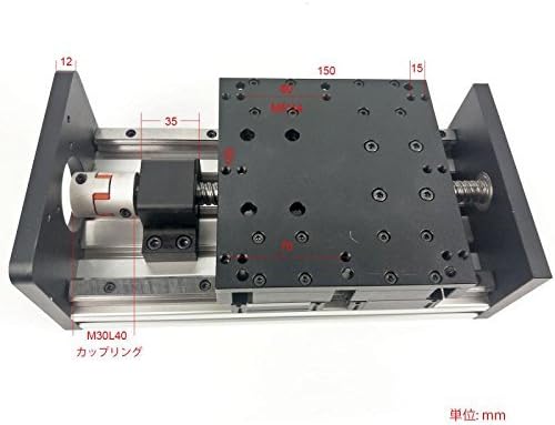 TEN-HIGH スライドガイド 台形ねじ スライダー ステッピングモータ