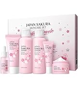 SakuraEnsembledesoinsdelapeaupouradolescentes,coffretcadeaude6piècesenfleursdecerisier