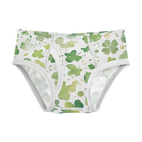 KLL Shamrock and Polka Dot Toddler Boys Comfort Nighttime Underwear Cute Children Panties
