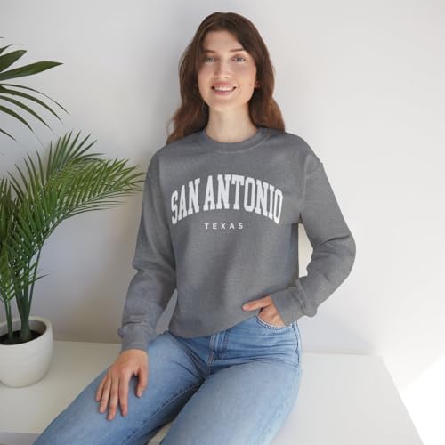 San Antonio Texas Adult Unisex Crewneck Sweatshirt2