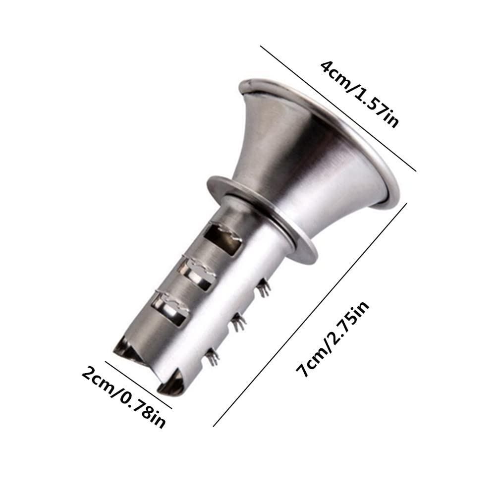 Exprimidor manual de limón de acero inoxidable, exprimidor de cítricos de mano y vertedor de naranja