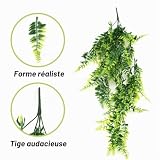 QUOZUO lot de lianes et plantes artificielles avec 6 ventouses photo 4