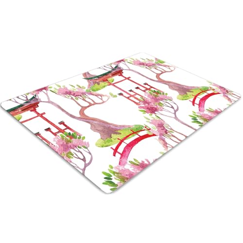 Protège-tapis de chaise 120x90 protecteur de sol PVC rectangulaire