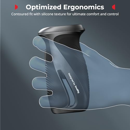 Image of SMALLRIG Push-Button Rotating Side Handle with NATO Clamp, for Left and Right Hand, 360 Rotatable Side Handle with Anti-Slip Silicone, Max. Load 15Kg