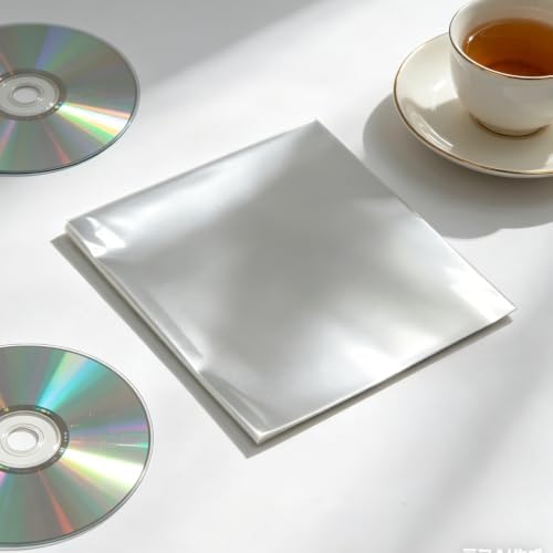 50 PCS Crystal Clear Vinyl Record Outer Sleeves, Protective LP Album Covers for Records, Anti-Dust, Scratch-Resistant Polypropylene Storage Sleeves for Vinyl Collection — view 6