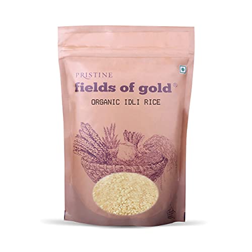Image of PRISTINE Fields of Gold Organic Idli Rice, 1 kg (Pack of 4)