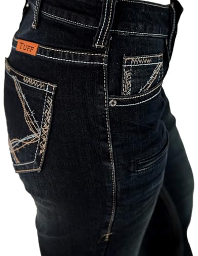 Cowgirl Tuff Western Jeans Women Trainer Bootcut Medium Wash JTRAIN3