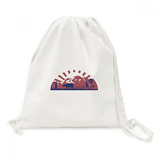 Sac de voyage en toile motif culture thaïlandaise à cordon DIYthinker