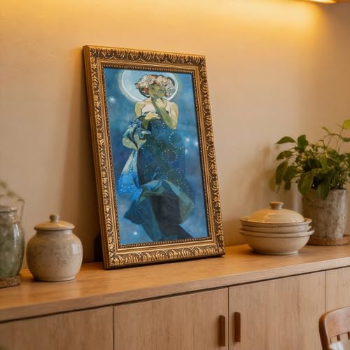 Impression sur toile Mucha haute définition | Cadre suspendu - 6