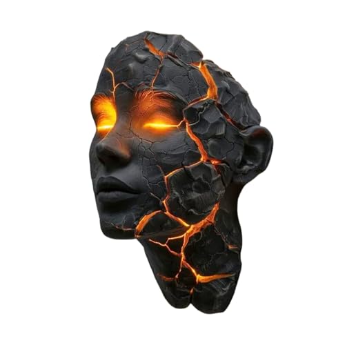 Lámpara de pared de diseño de alma rota con luz de pared 3D y tecnología LED