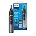 Philips NT3650/26 Series 3000 Tondeuse pour nez, oreilles et sourcils avec système de protection et pochette de transport