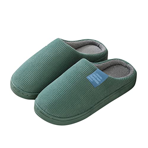Unisex Hausschuhe Plüsch Pantoffeln Warm Winter rutschfeste Hausschuhe Weich Bequeme Memory Foam House Slippers Unisex Paare Slippers Leicht Slippers Indoor Winterschuhe Flacheschuhe Warm Cover