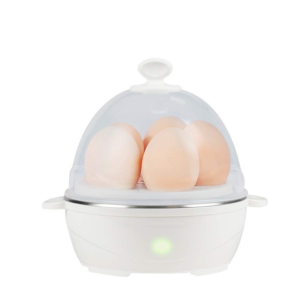 Pentola Cucinare, cuociuova Elettrico Multifunzionale, cuoci a Vapore Fino a 5 Uova, cuoci a Vapore Uova, Mais, Latte al Vapore Riscaldamento