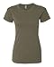Next Level Womens CVC Crew Tee (6610) Military Green s