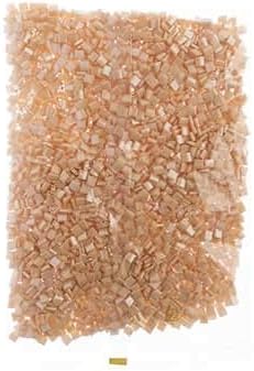 Miyuki TILA Beads 5x5mm 2 Hole TL0593 Light Caramel Opaque Ceylon 250Gms Bulk Bag of Japanese Glass Beads