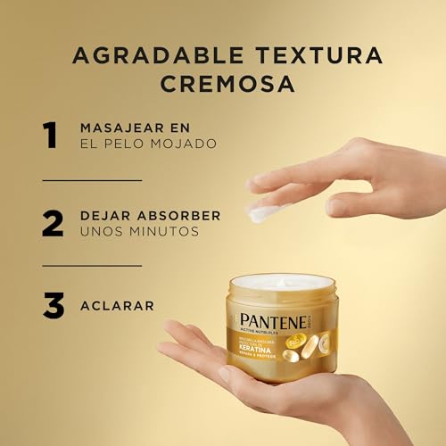 Miniatura 6 de Pantene Pro-V Repara y Protege Mascarilla de Keratina, Pelo Dañado, 3x300ml