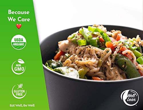 Well Lean Variety Pack — Usda Organic, Low Carb, Low Calorie Konjac Pasta — Ready To Eat And Healthy — Plant Based, Soy Free, Vegan, Paleo And Keto Friendly (12 Pack) #TOP2