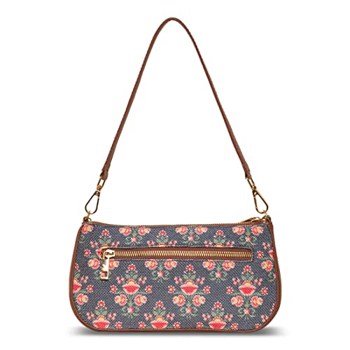 Image of ZOUK Baguette Bag | Crossbody Bags for Women | Women's Handbags | Stylish Sling Bag for Woman | Vegan Leather Evening Bag | Travel & Office Use | Purse and Wallet