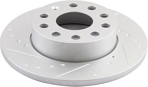 Miniatura 1265 de Kits de frenos y rotores, rotores de freno SCITOO y 8 pastillas de cerámica para 08-12 para Chrysler Town & Country, 08-12 para Dodge Grand Caravan