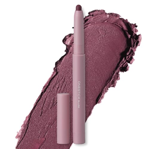 Image of Ruby's Organics OneStick Lipstick for Women- Blurr, Lip and Cheek Colour Crayon, Matte Finish, Lip Makeup- Enriched with Antioxidants and Vitamins, Chemical Free- Rosewood