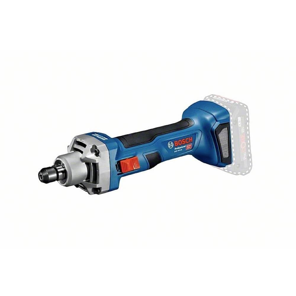 Bosch Professional 18V System GGS 18V-20 battery straight grinder (incl. 2 single-mouth keys 19 mm, without battery/charger)
