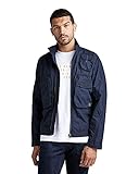 Standard G-STAR RAW Herren Overshirt Bound Pocket Track Bomber, Blau (mazarine blue D20121-A790-4213), L